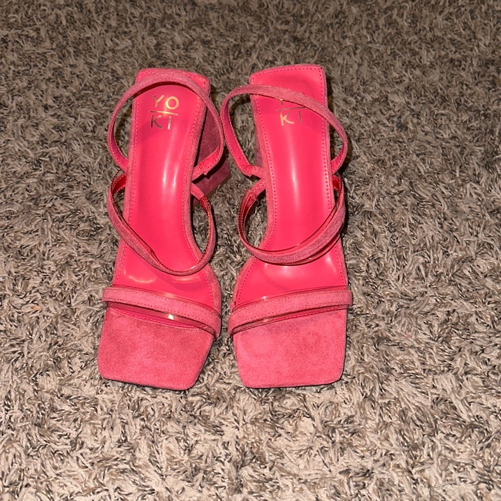 Pink heels